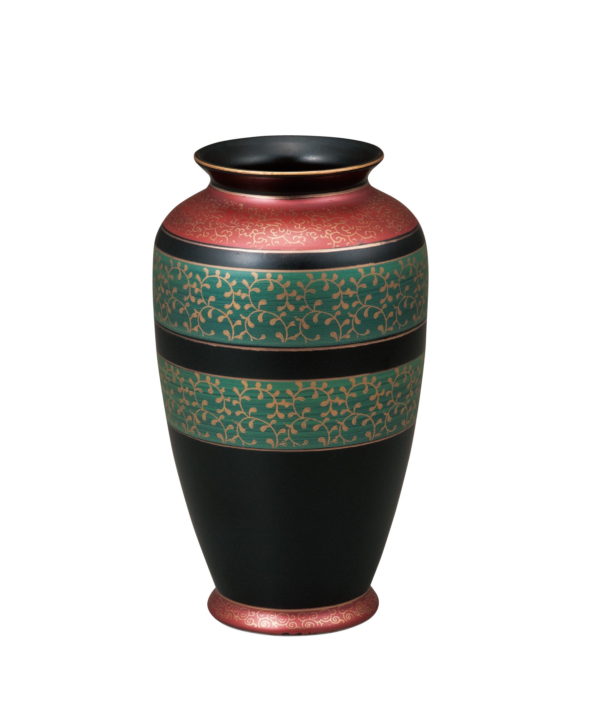 花瓶7九谷焼 永楽 牡丹唐草 8号 泰久 花瓶8九谷焼 永楽 牡丹唐草 8